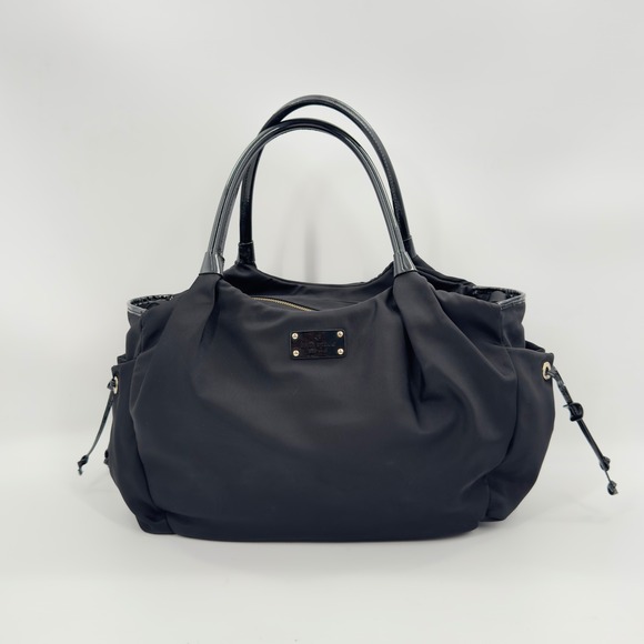 Kate Spade Stevie Diaper Bag – Black Nylon - Picture 1 of 12
